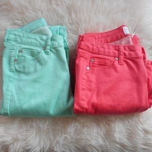Celebrity Pink 2 Pair Bundle Skinny Colored Jeans